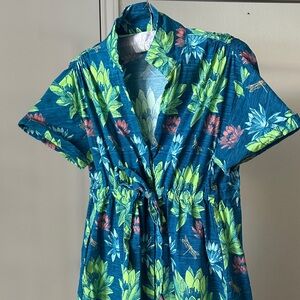 Holly Shae “Mum” Blue and Green Dress (M/L)